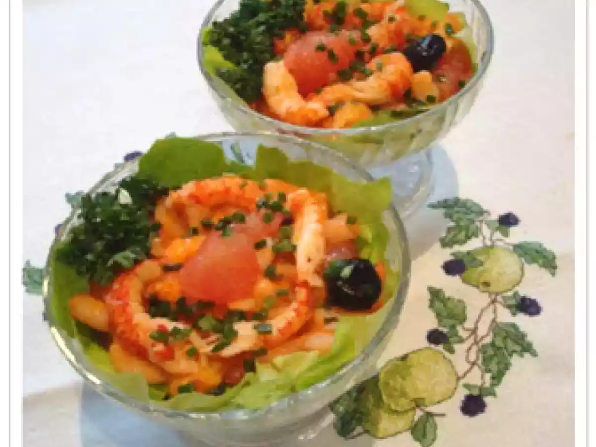 Langoustines et Crevettes Sauce Cocktail Maison