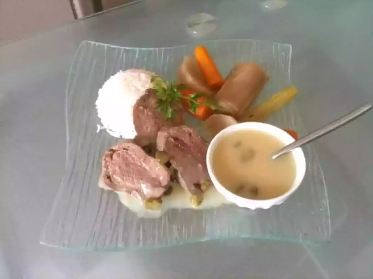 Langue de boeuf sauce piquante