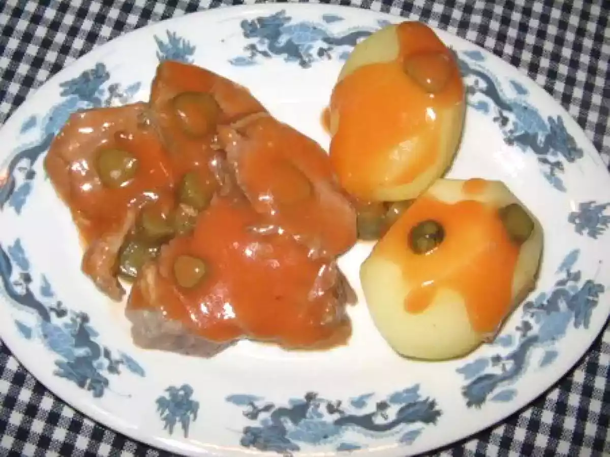 Langues de porc sauce piquante light