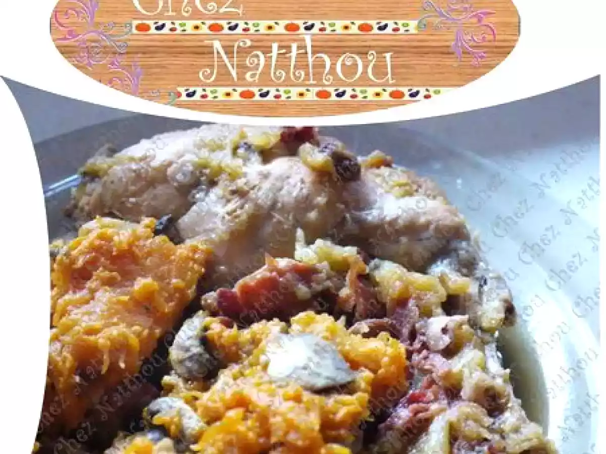 Lapin à la bière et aux pommes et sa poêlée d'automne