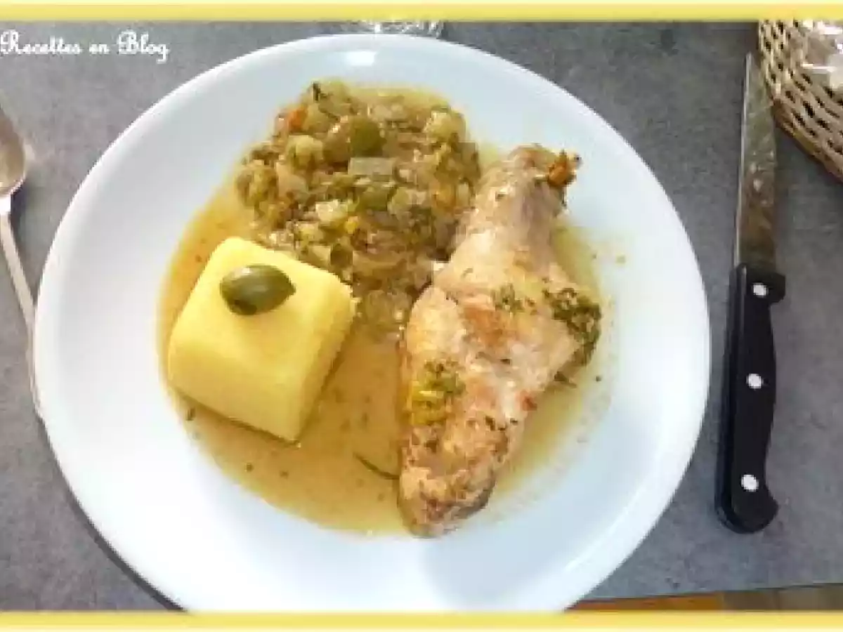 LAPIN AU FENOUIL ET POLENTA - photo 3