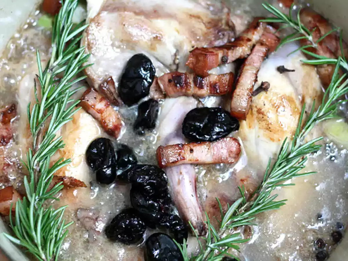 Lapin au lard, aux pruneaux & au cidre - photo 3