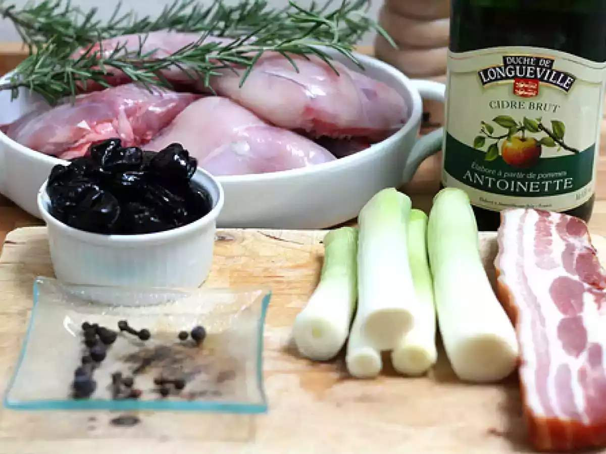 Lapin au lard, aux pruneaux & au cidre - photo 4