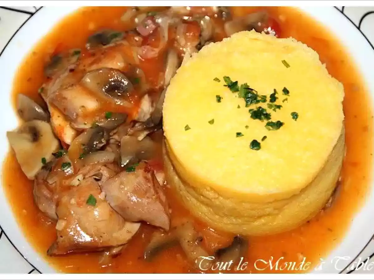 Lapin au riesling à la polenta - photo 2