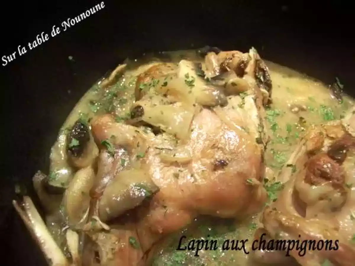 Lapin aux champignons - photo 2