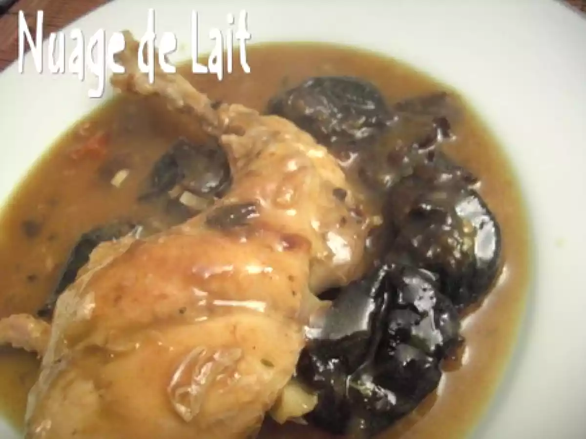 Lapin aux Pruneaux et au Pain d'Epices