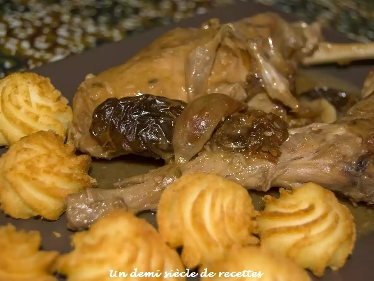 Lapin aux tomates confites et aux anchois