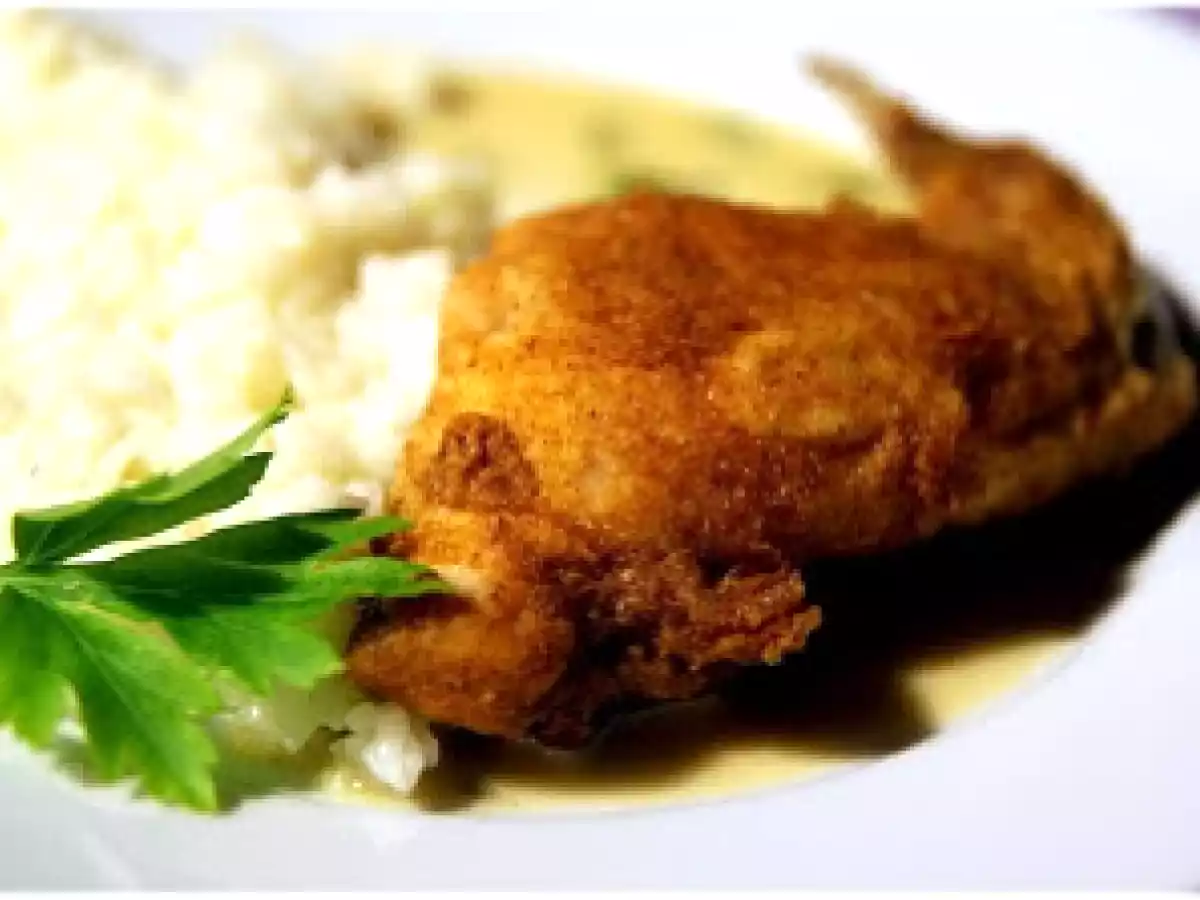 Lapin pané à la mode de Flores