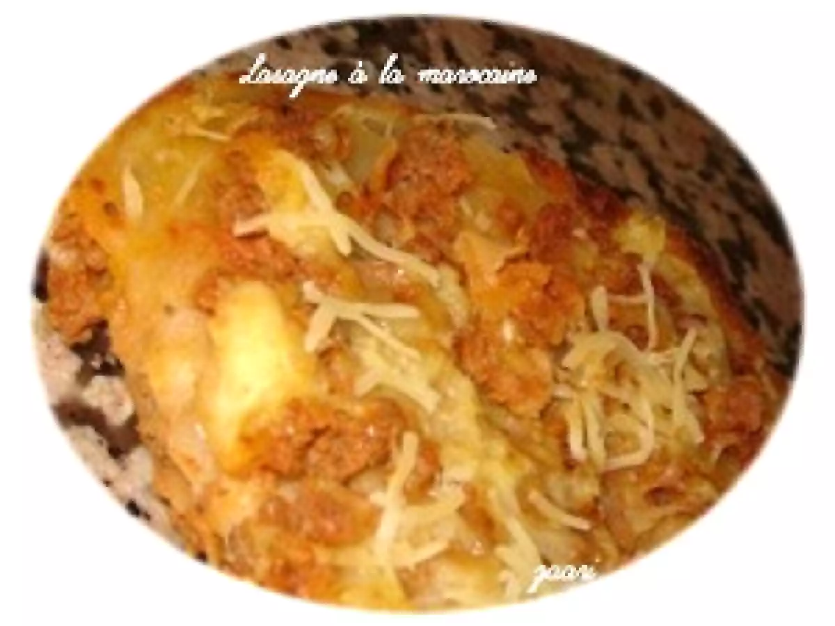 Lasagne à la marocaine