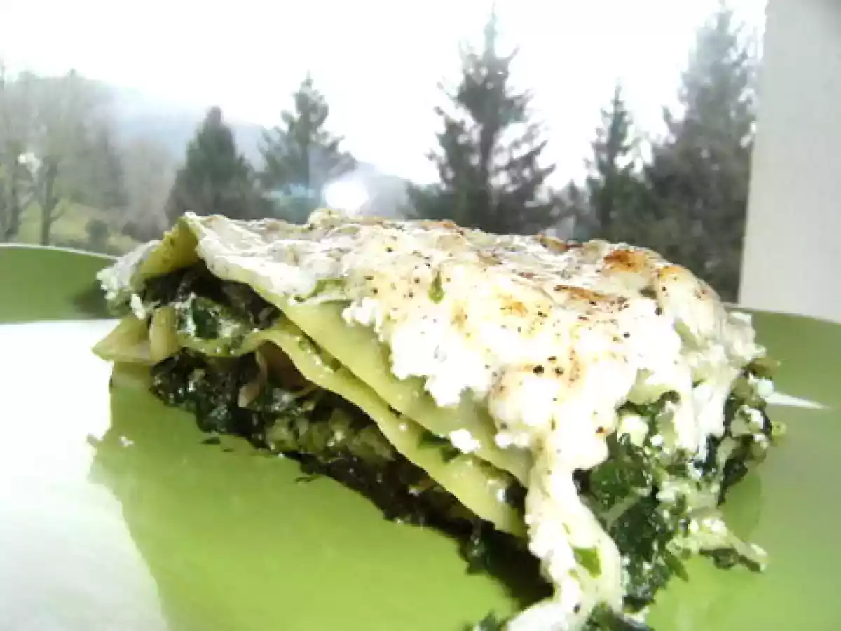 Lasagne alla Fiorentina (Epinards, saumon, Ricotta)