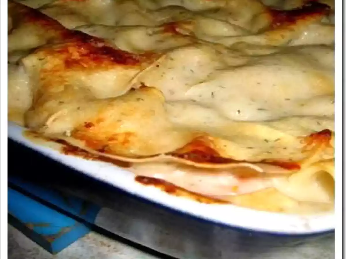 Lasagne au saumon et brocolis, sauce légère aneth et citron...for the first Lasagne Day!