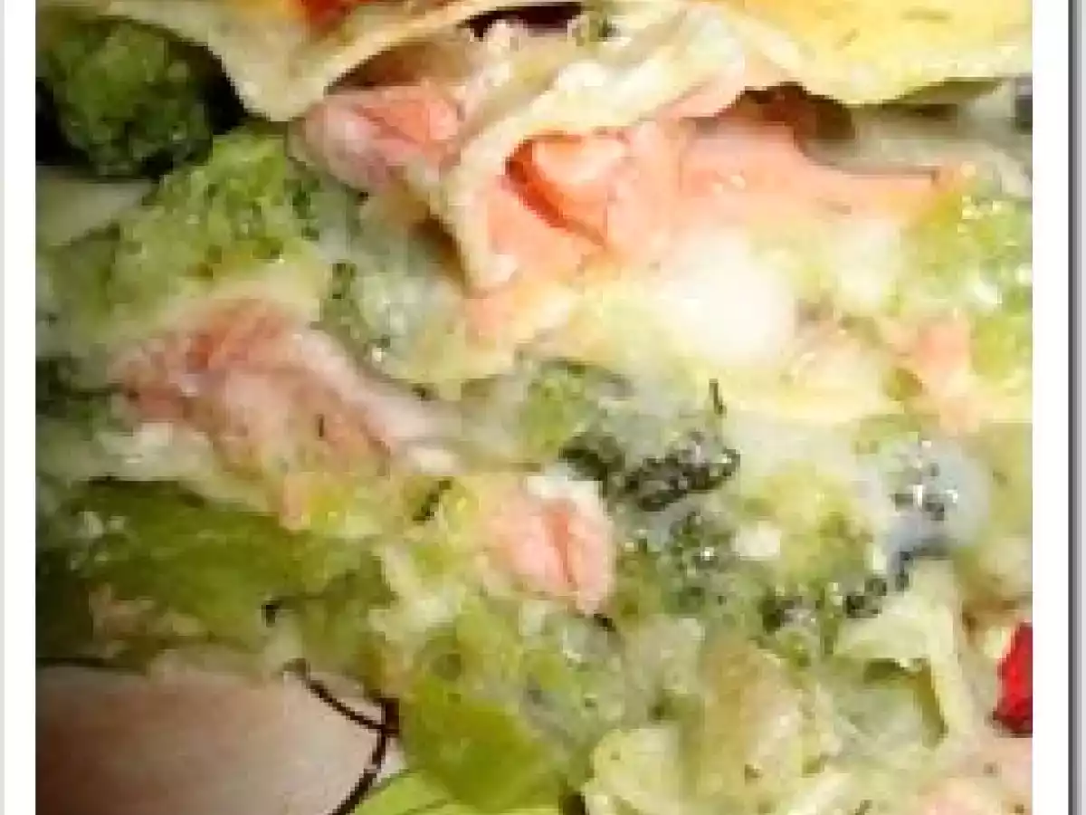 Lasagne au saumon et brocolis, sauce légère aneth et citron...for the first Lasagne Day! - photo 4