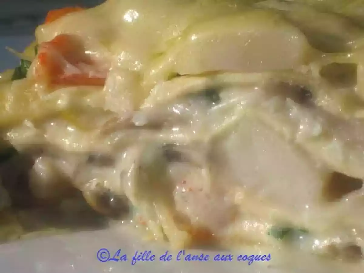 LASAGNE AUX FRUITS DE MER