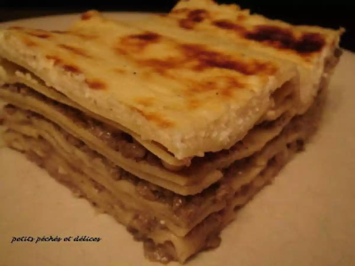 Lasagne crémeuse aux champignons - photo 2
