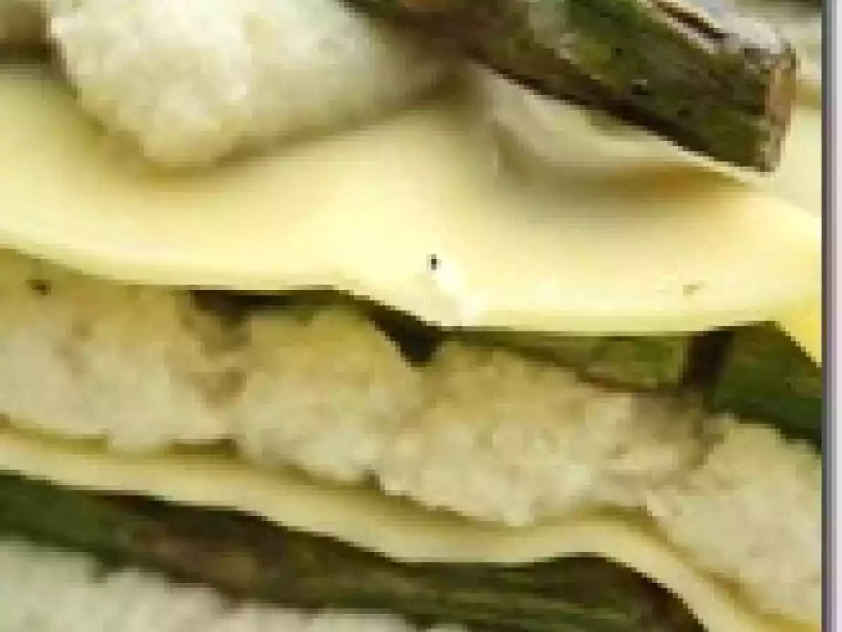 Lasagne d'Asperge Verte à la Crème d'Artichaut - photo 2