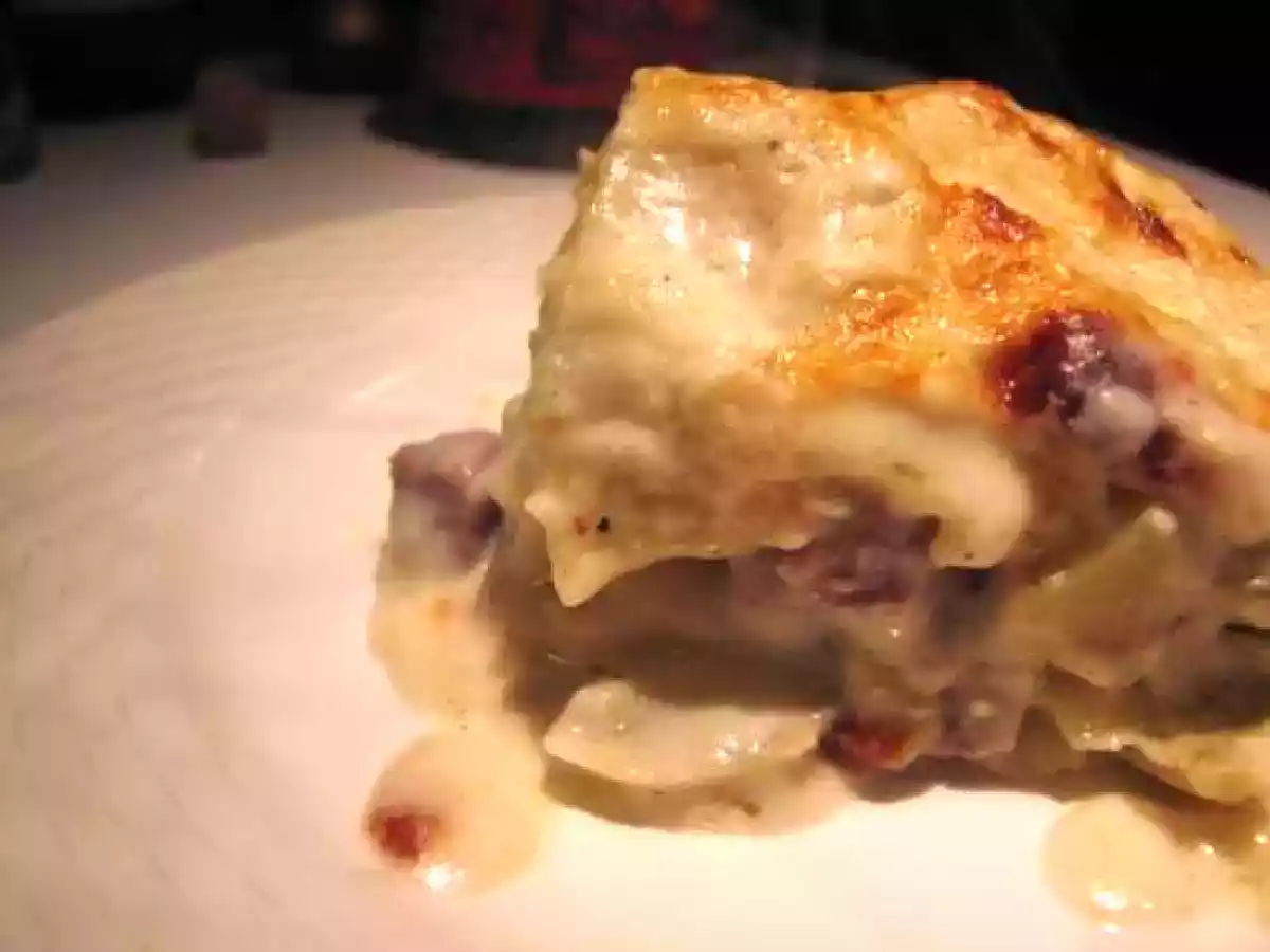 Lasagne de coppa et de coeurs d'artichauts. - photo 3