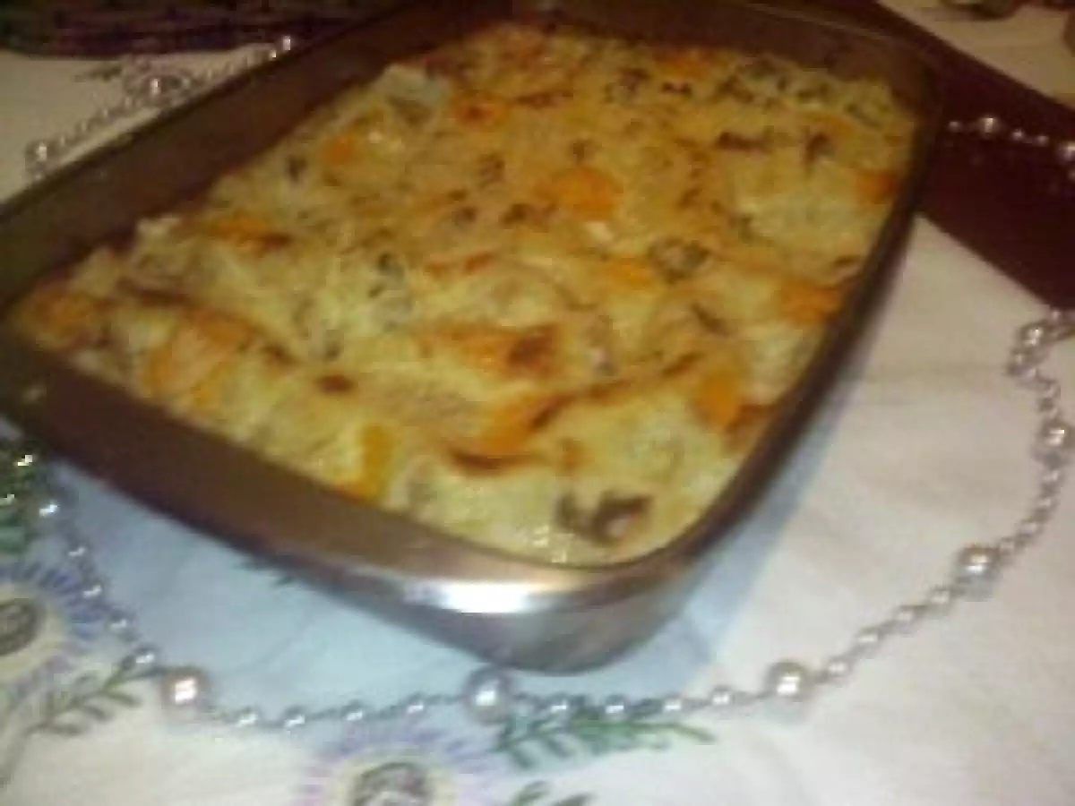 LASAGNE DE POULET ET LEGUMES DU SOLEIL