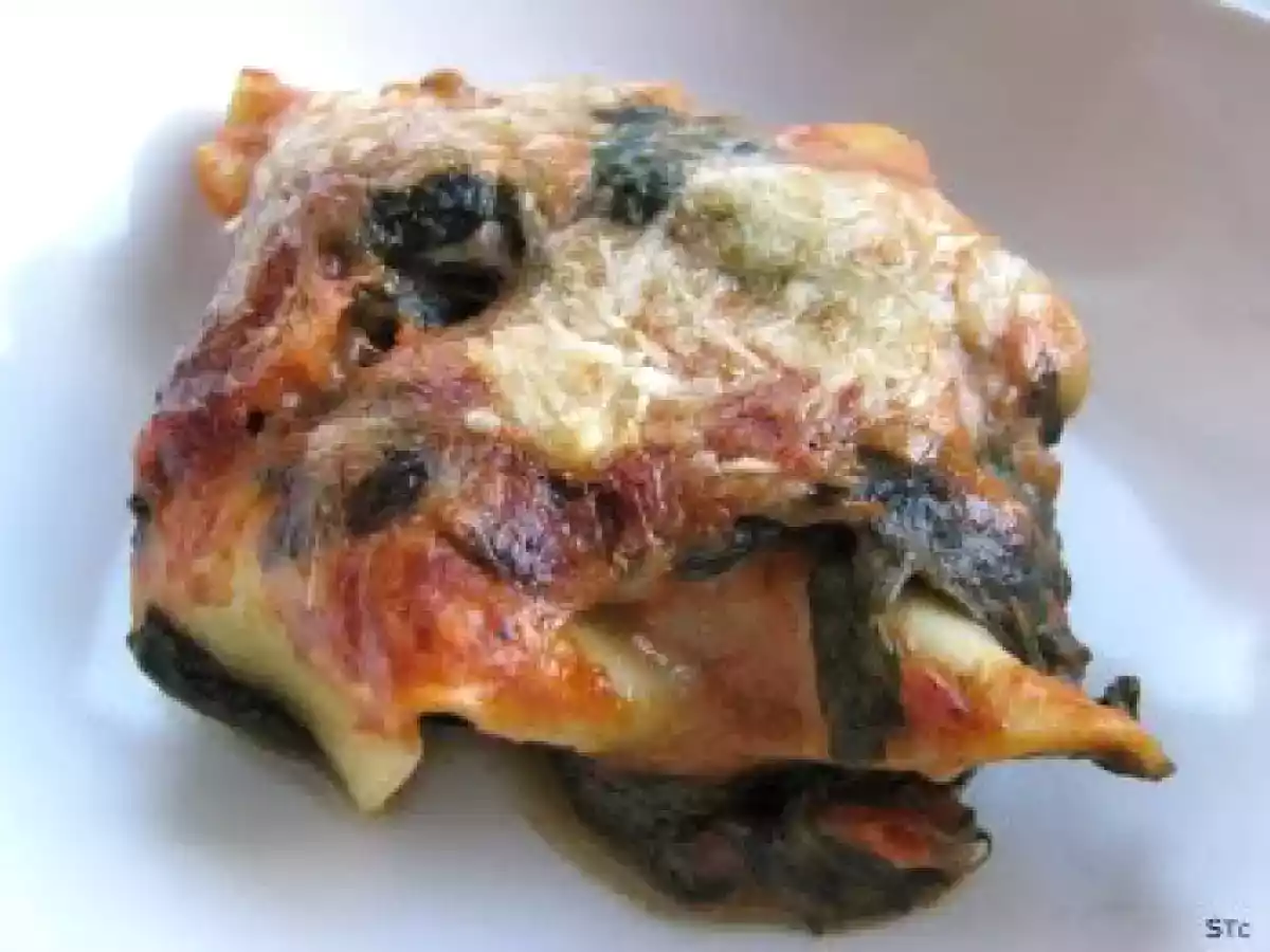 Lasagne épinards & mascarpone - hachis d'agneau