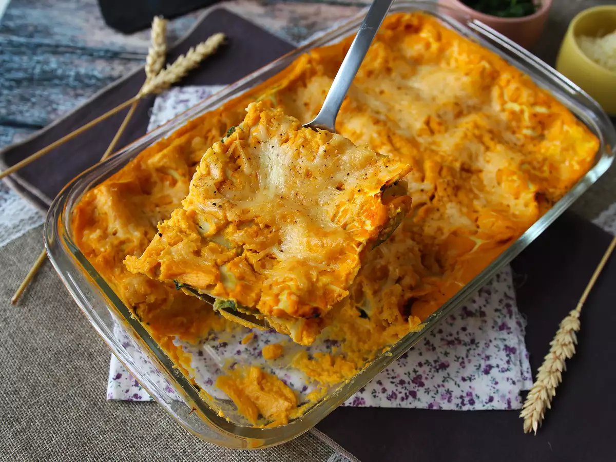 Lasagnes à la courge butternut, épinards et ricotta - photo 3
