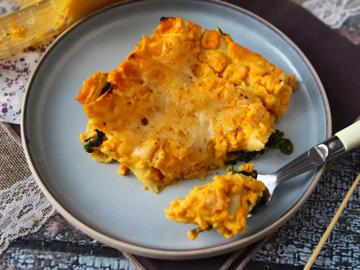 Lasagnes à la courge butternut, épinards et ricotta - photo 6