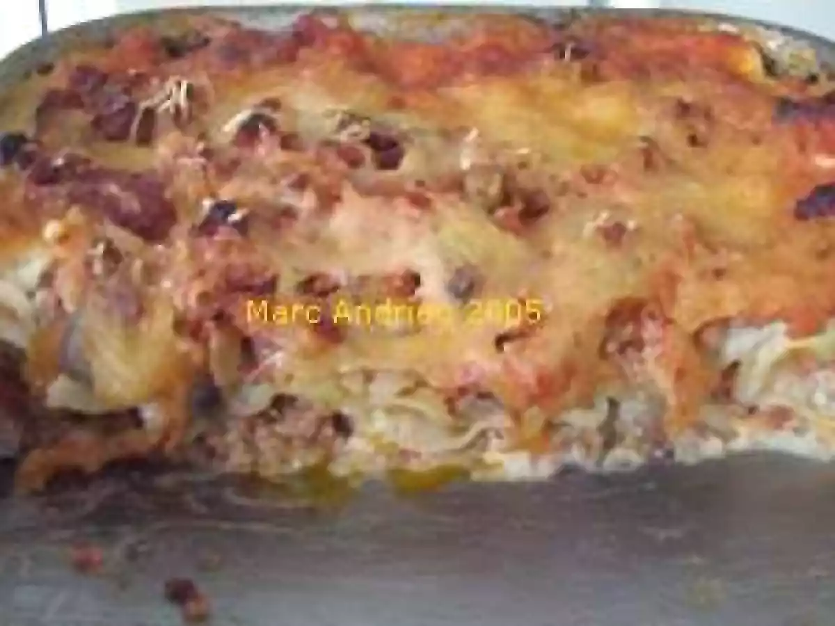 Lasagnes al forno aux deux viandes