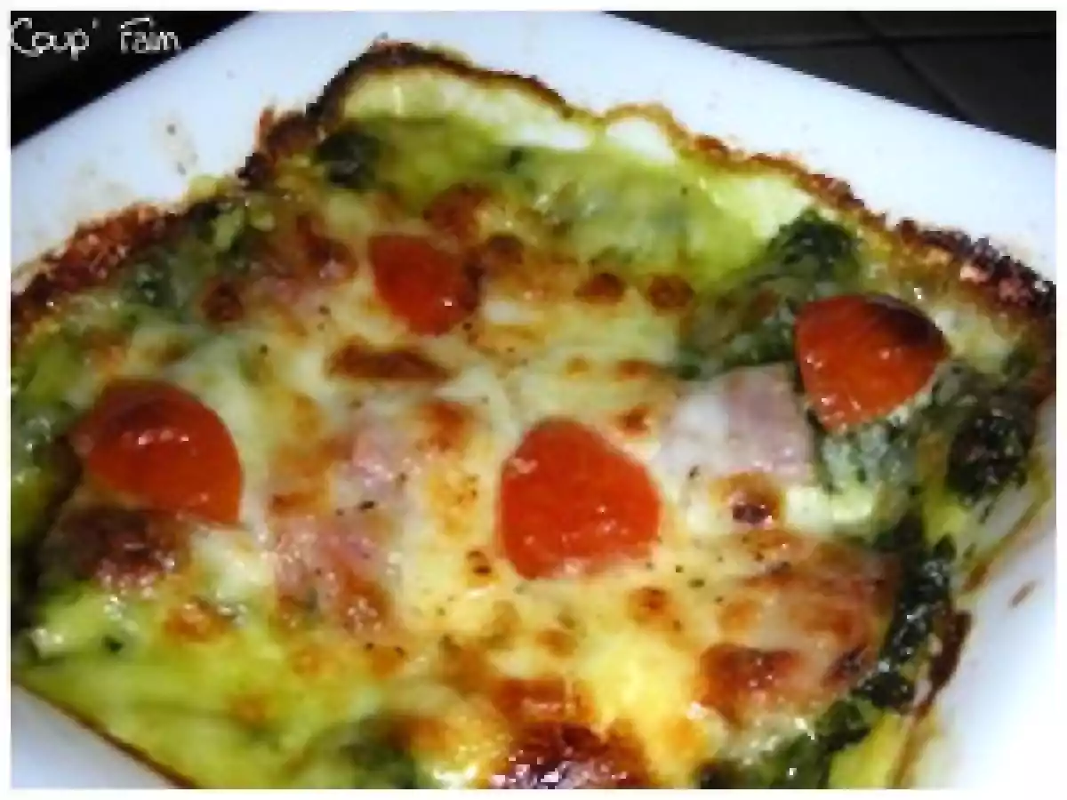 Lasagnes au épinards et au jambon ...
