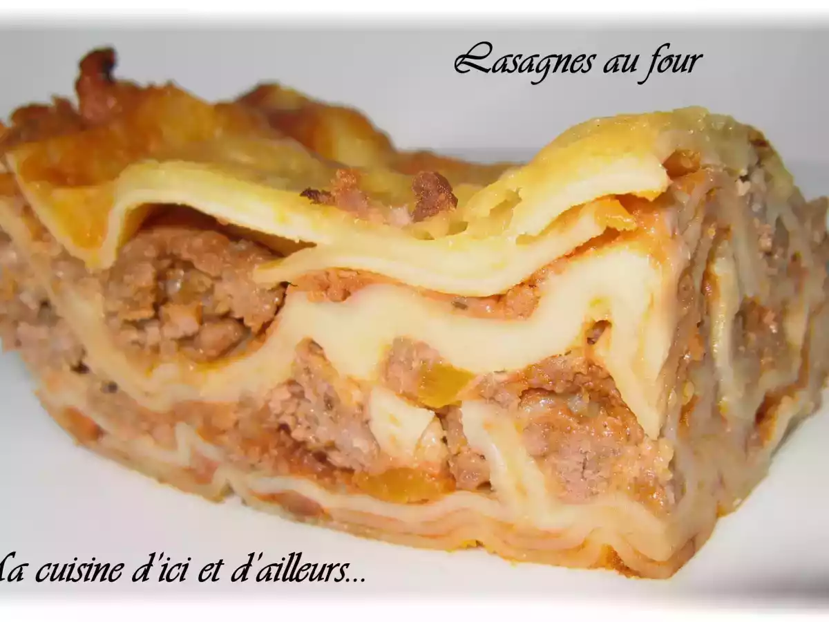 Lasagnes au four