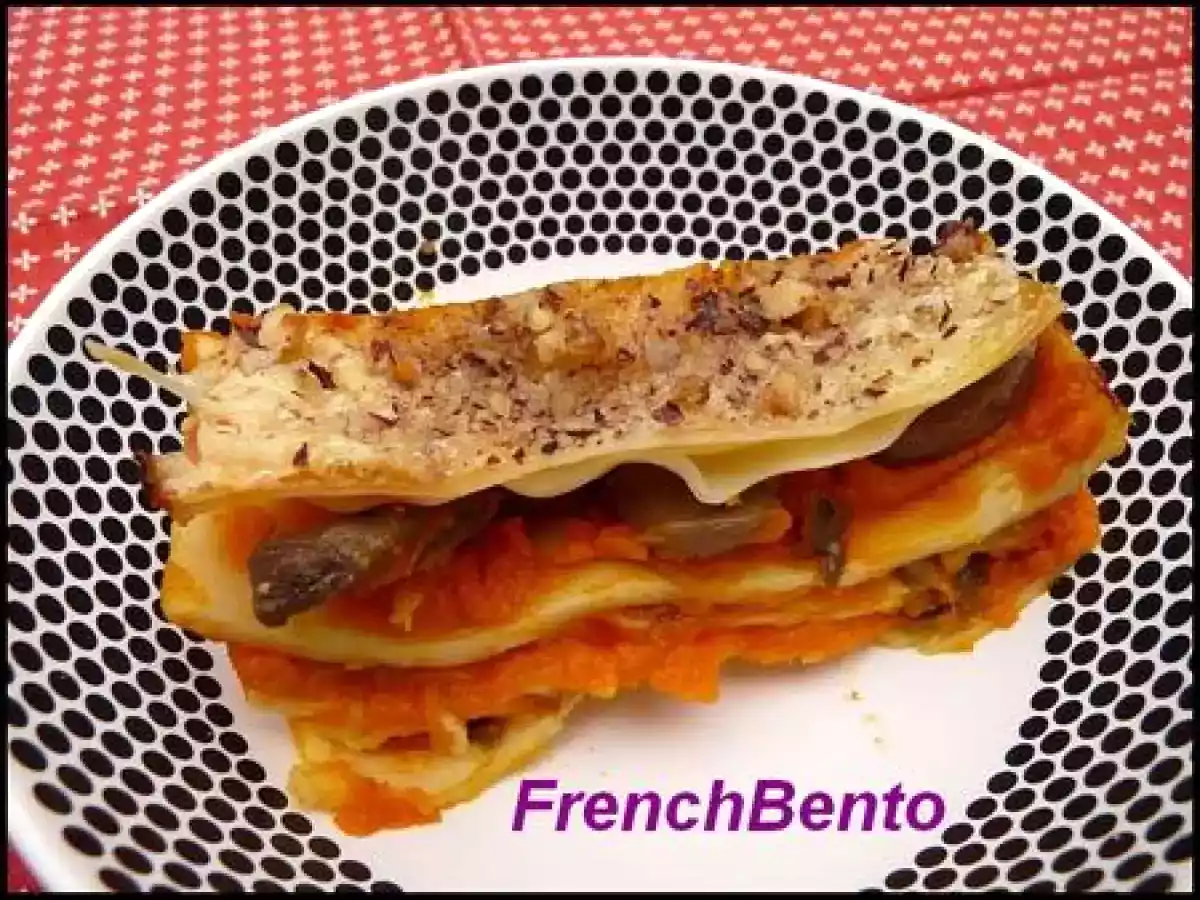 Lasagnes au potimarron et aux champignons - photo 2