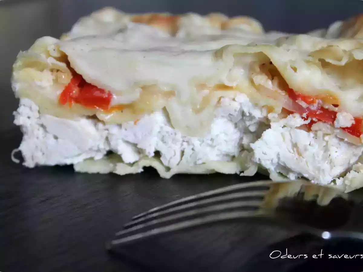 Lasagnes au poulet, parmesan et tomates confites - photo 2