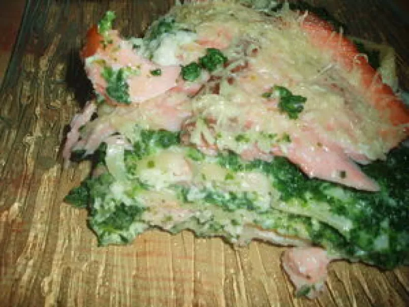 Lasagnes au saumon et aux épinards, photo 2