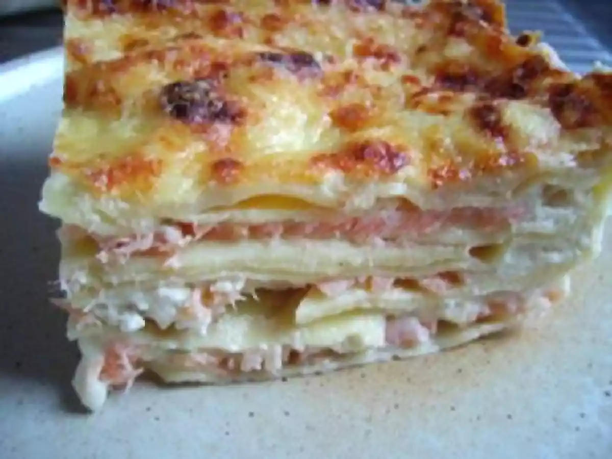 LASAGNES AU SAUMON FUMÉ ET À LA FETA - photo 2