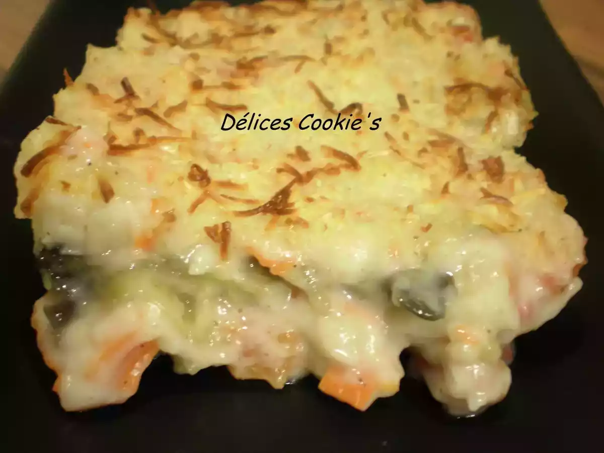 Lasagnes au surimi & aubergine