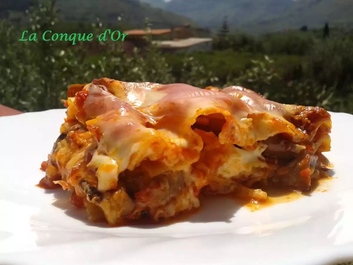 Lasagnes aux aubergines