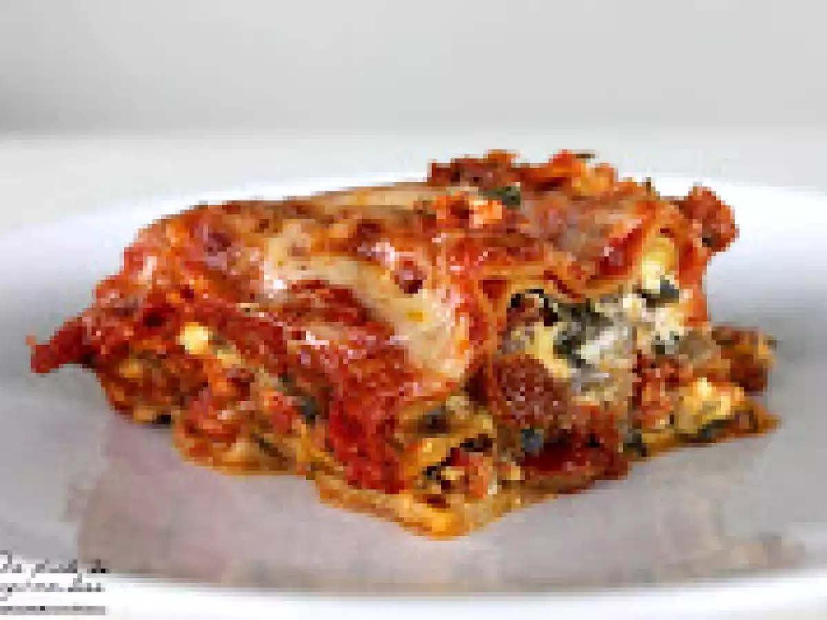 Lasagnes aux blettes et tomates séchées - photo 2