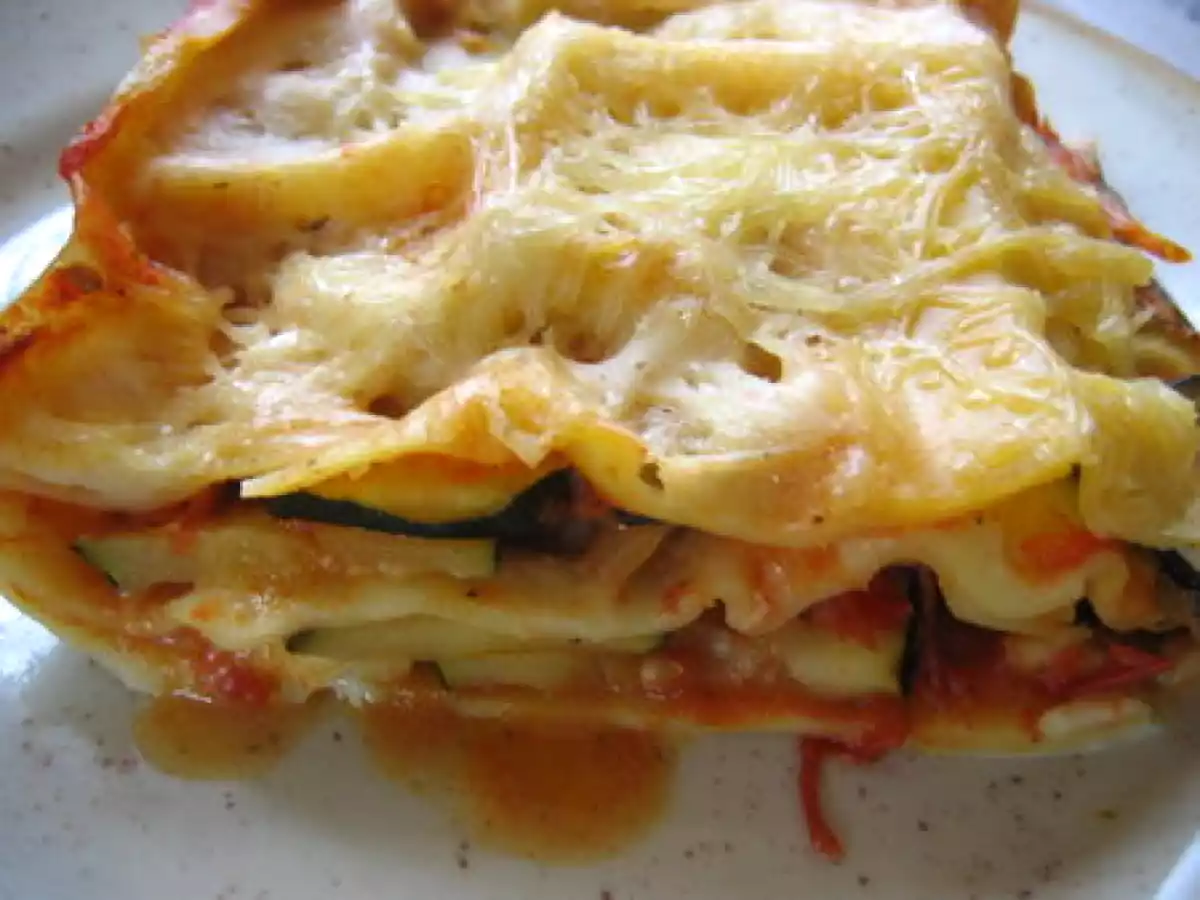 Lasagnes aux légumes de saison et fleur de circonstance - photo 2