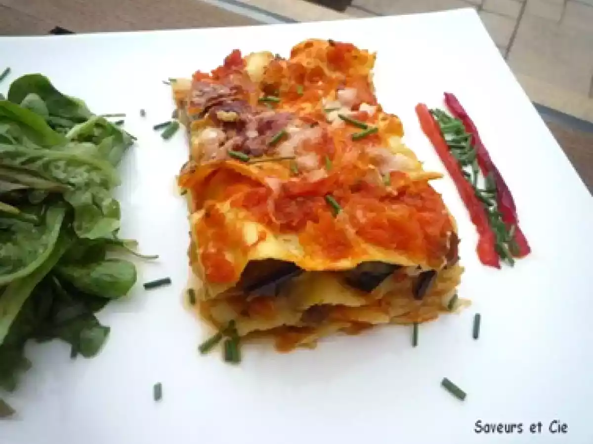 LASAGNES AUX LEGUMES DU SOLEIL