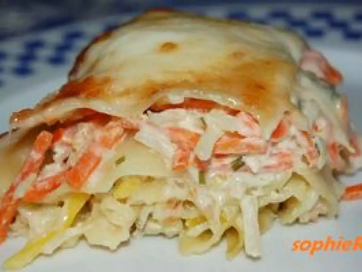 Lasagnes aux légumes et au Boursin