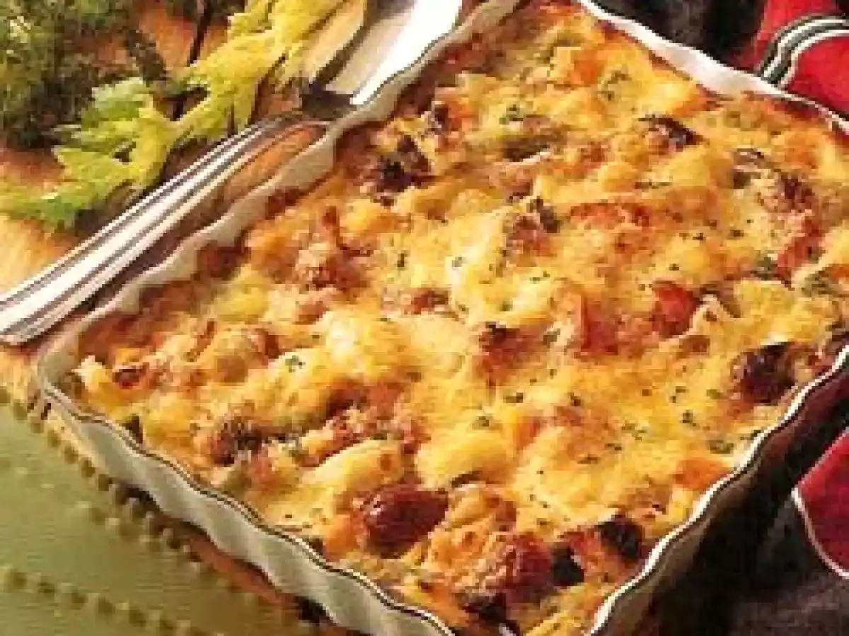 Lasagnes aux saucisses et carottes
