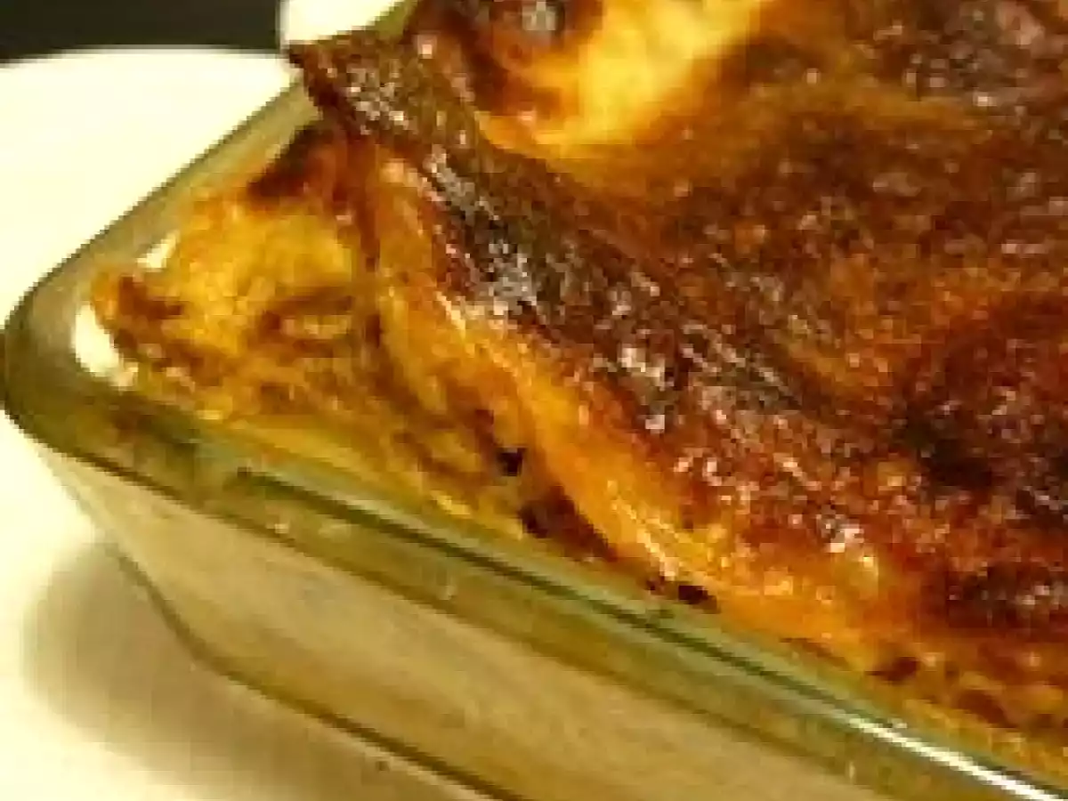 Lasagnes butternut et champignons, crème au parmesan