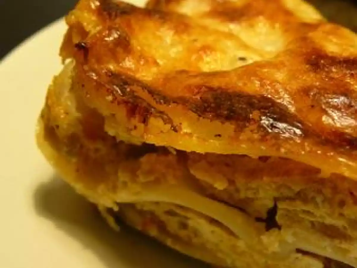 Lasagnes butternut et champignons, crème au parmesan - photo 3