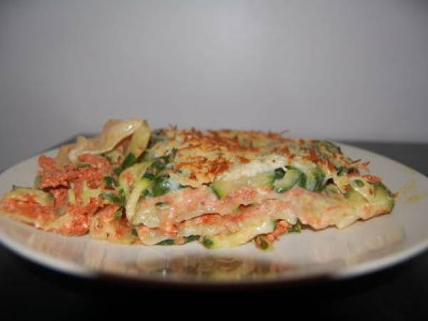 Lasagnes Courgettes Tomate Poulet pour 5pts ww