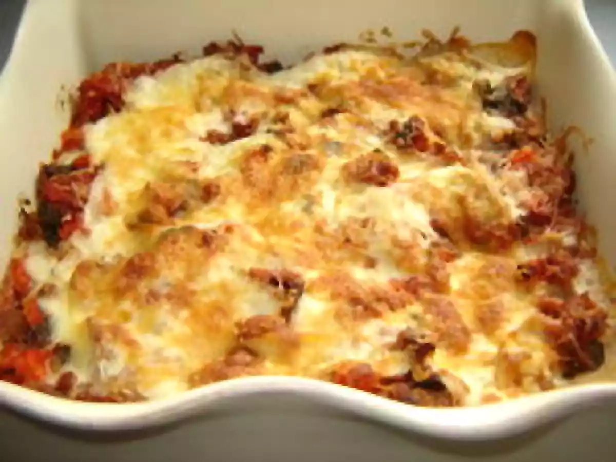 Lasagnes de légumes et veau