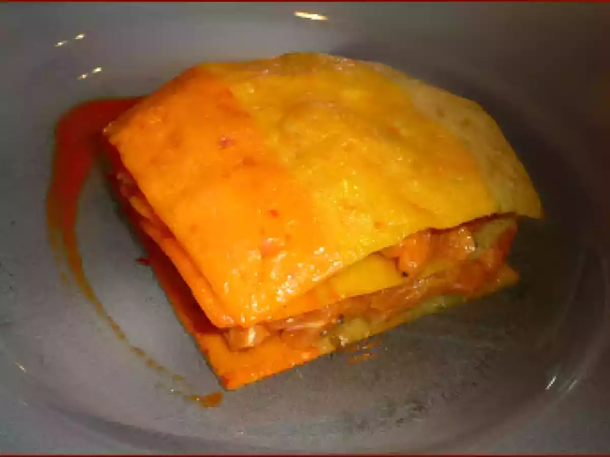 Lasagnes de Poivrons au Saumon ...