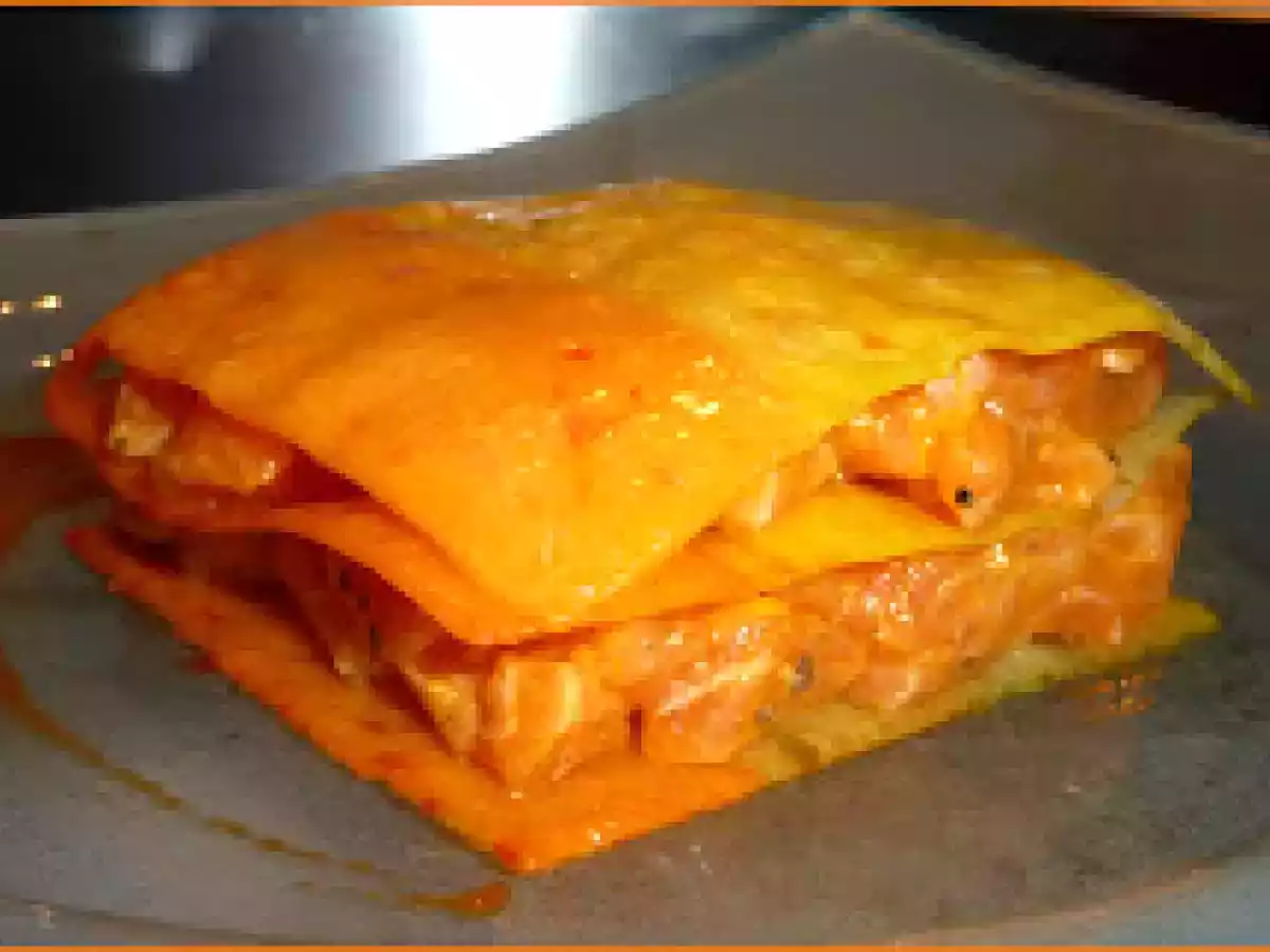 Lasagnes de Poivrons au Saumon ... - photo 2
