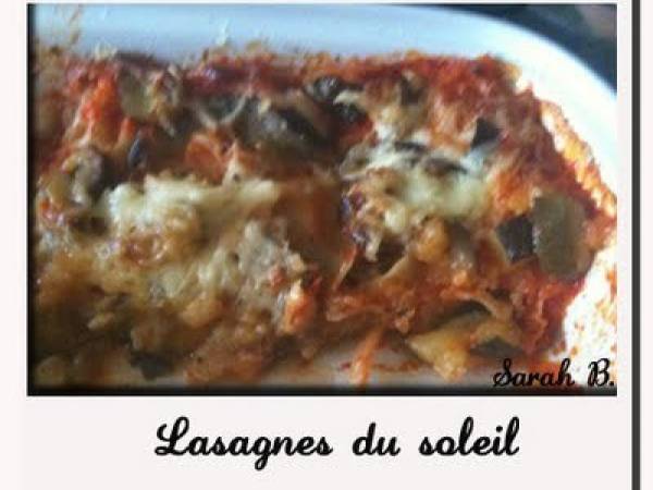 Lasagnes du soleil