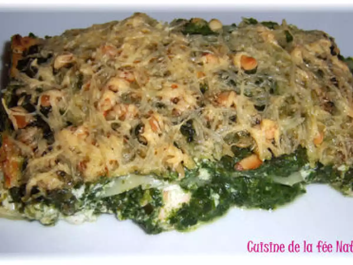 Lasagnes épinards, ricotta et saumon