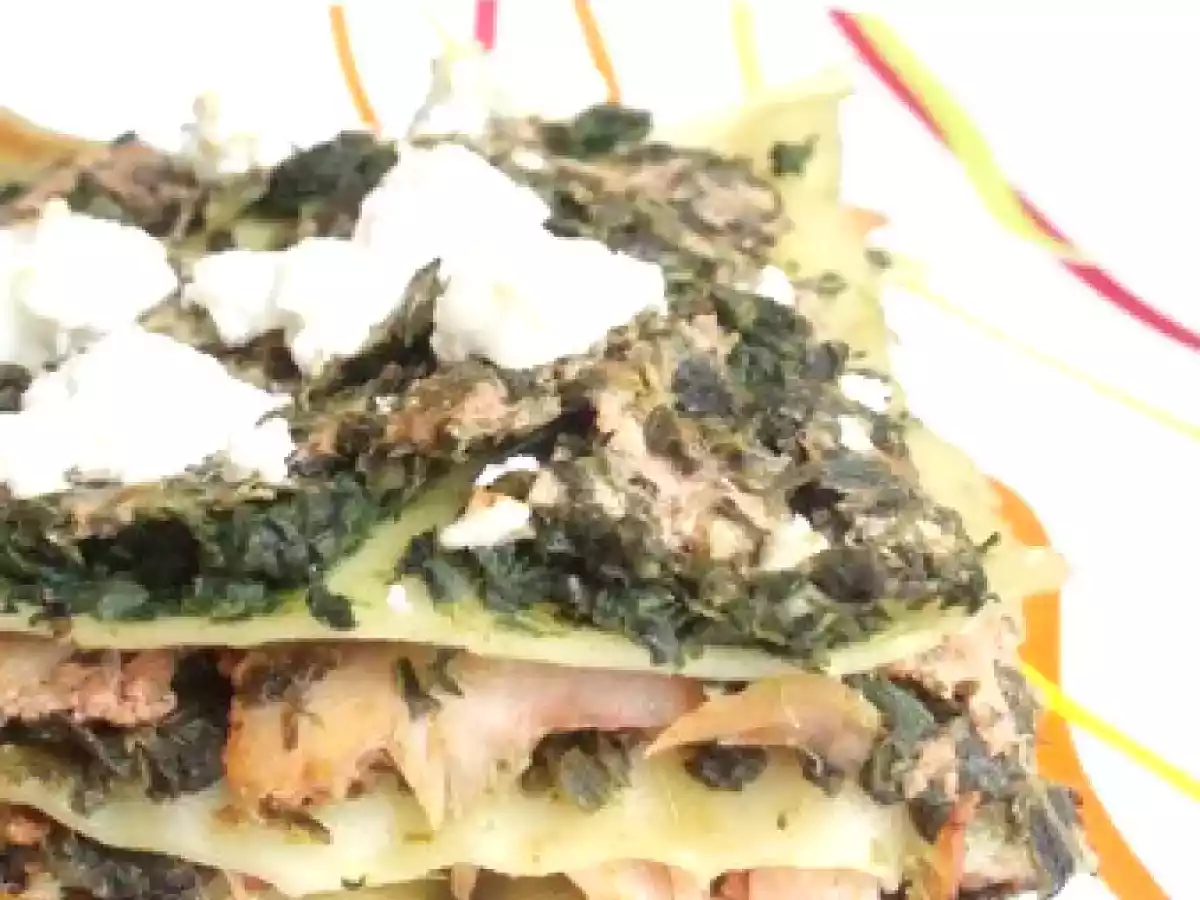 Lasagnes express aux épinards et au saumon fumé