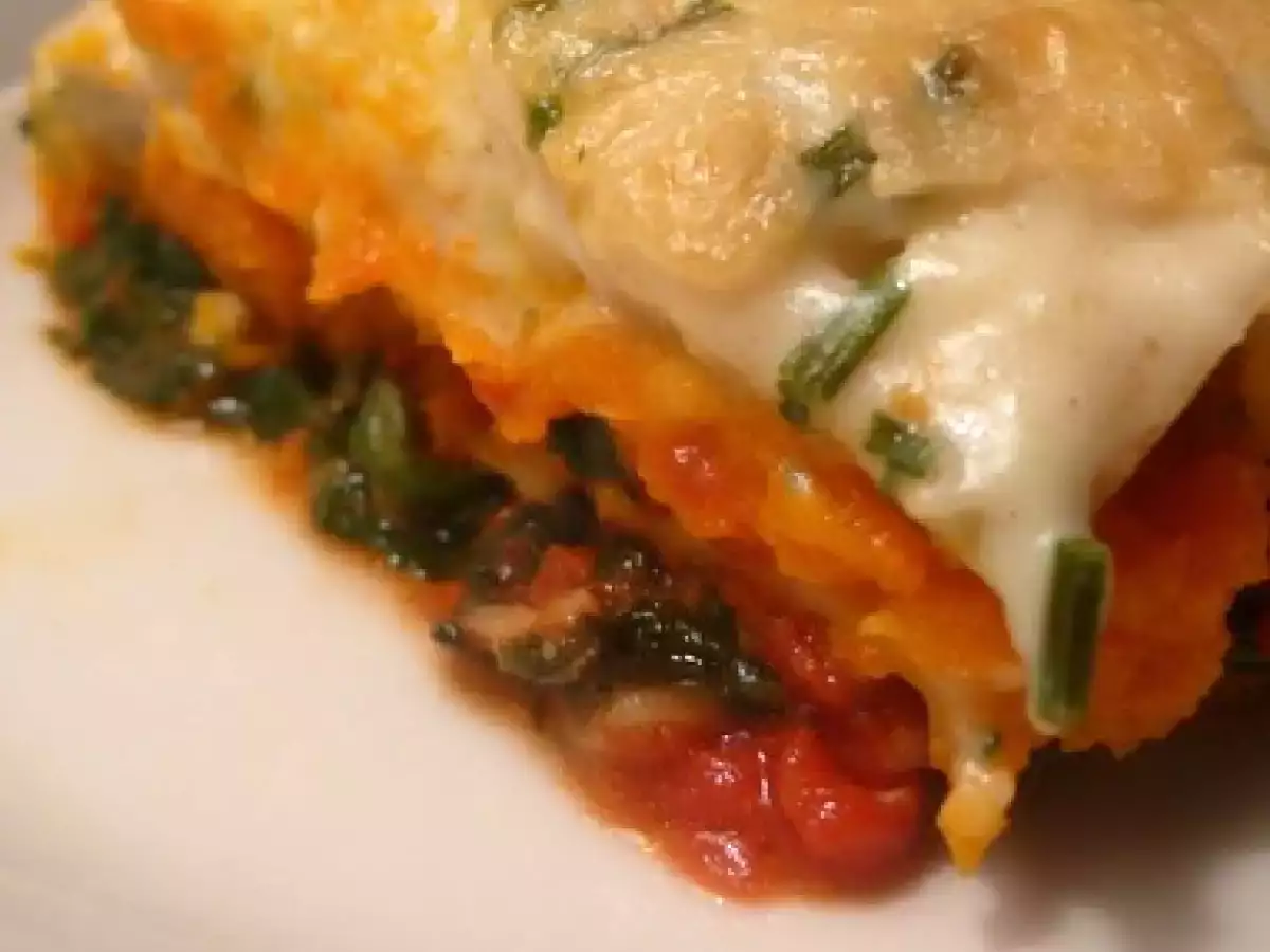 Lasagnes fraiches Maison potimarron et épinards