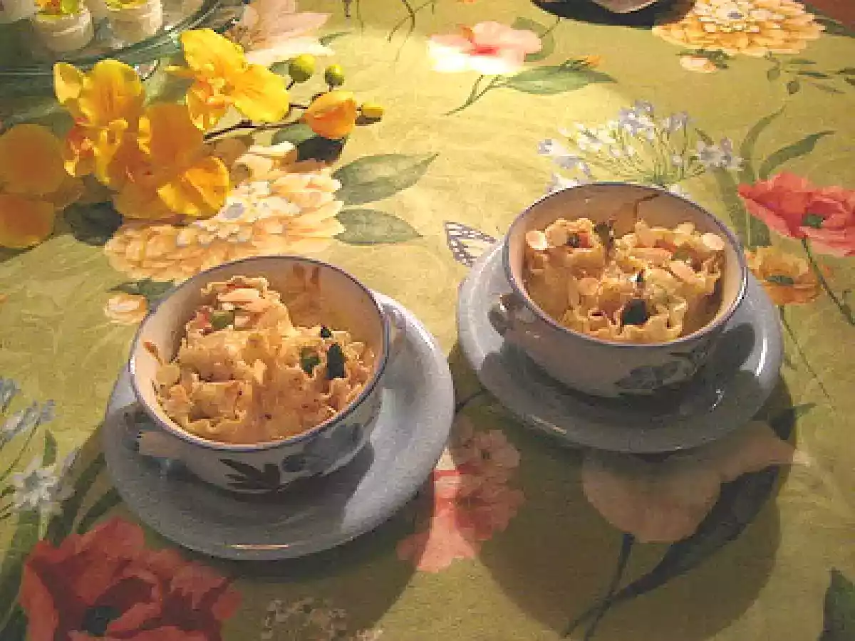 Lasagnes individuelles aux asperges et jambon