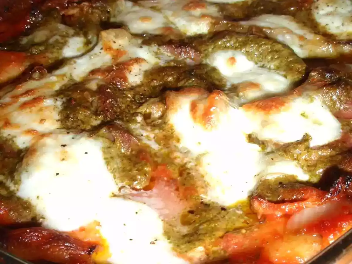 Lasagnes jambon cru, pesto & mozzarella - photo 2